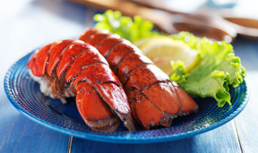 Cold-water lobster tails