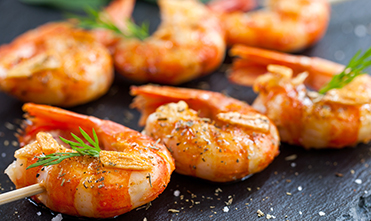 Raw shrimp