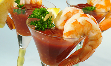Cooked shrimp